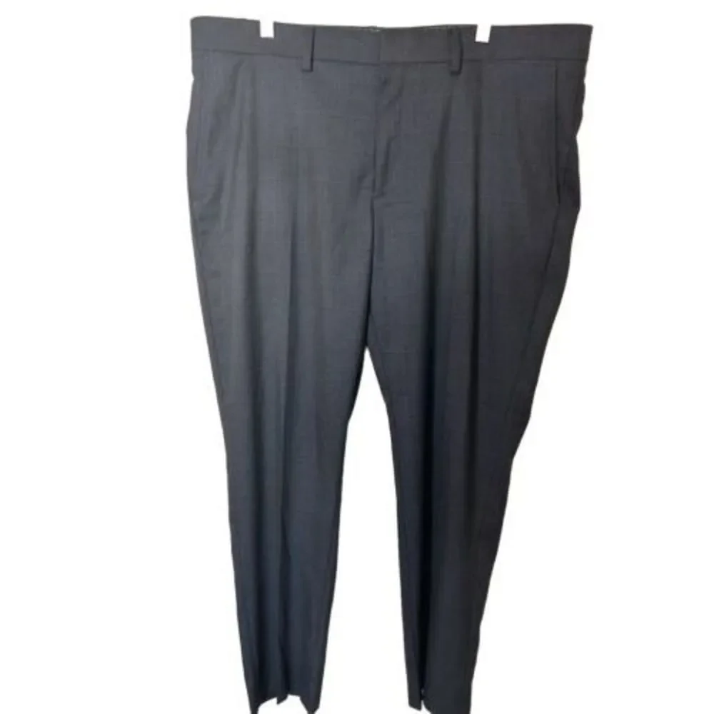 J. M. HAGGAR Slim Fit‎ Blue Slack Trouser Men size 38x30
